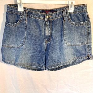 Denim shorts